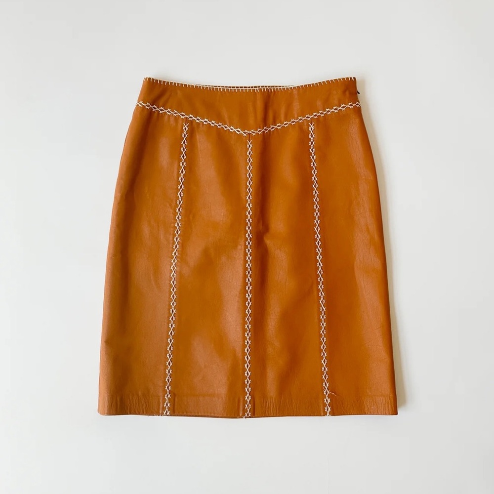 Vintage GAP Leather Skirt